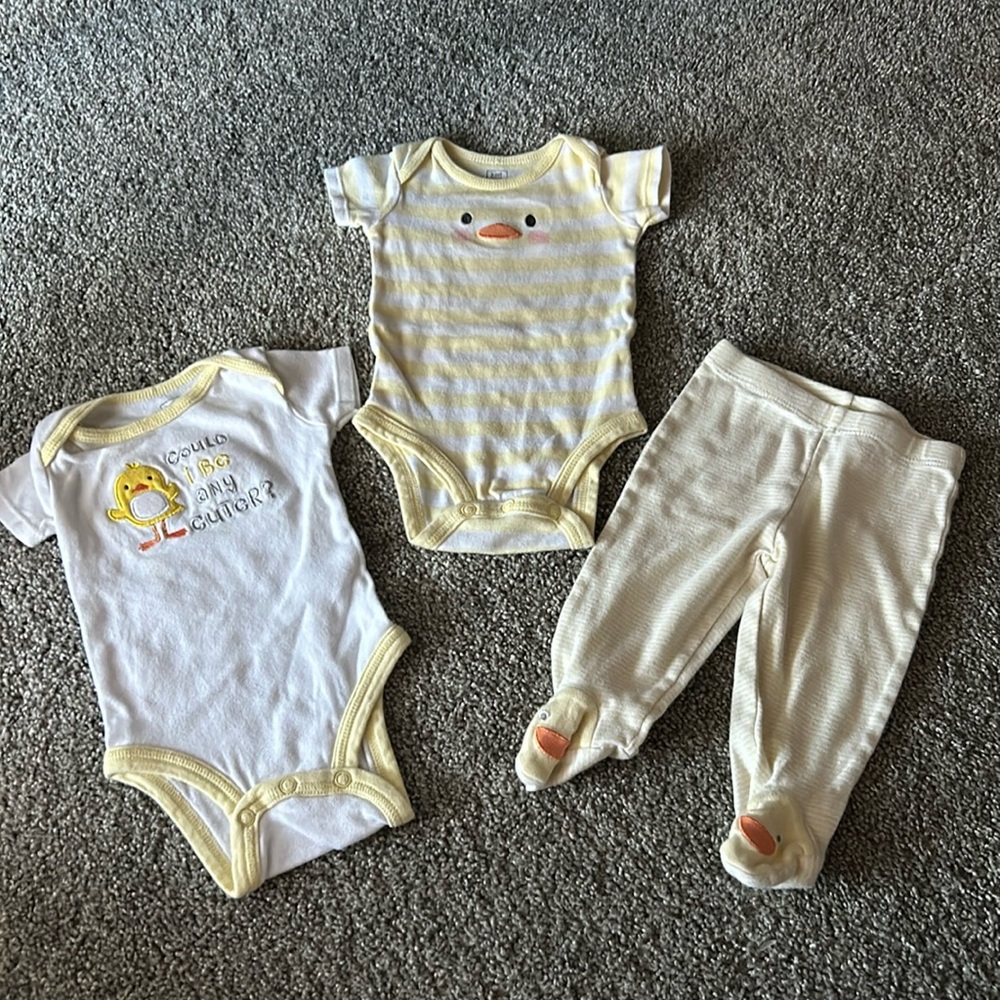 3 month chick onsies and pant